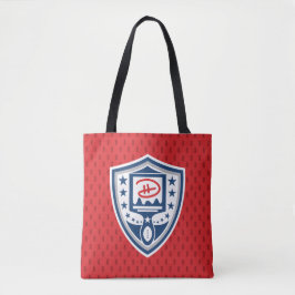 DHartist League Collection (Red) - Tote Bag Tygkasse