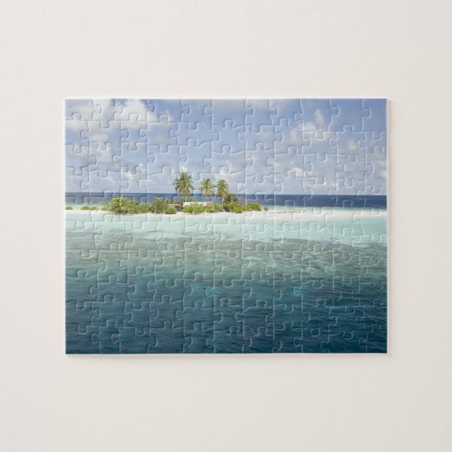 Dhiggiri Island, South Ari Atoll, Maldiverna, Pussel (Horisontell)