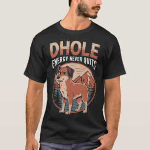Dhole-älskare Vilda djur Asiatisk vildhund T Shirt