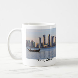 Dhow- och Doha horisont Kaffemugg