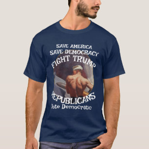 DHS FBI CBP Gavin Newsom President Demokratisk x T Shirt