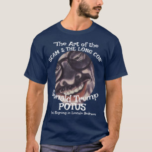 DHS FBI CBP RIKTIG POLITISK BLUFF Art Trump POTUS T Shirt