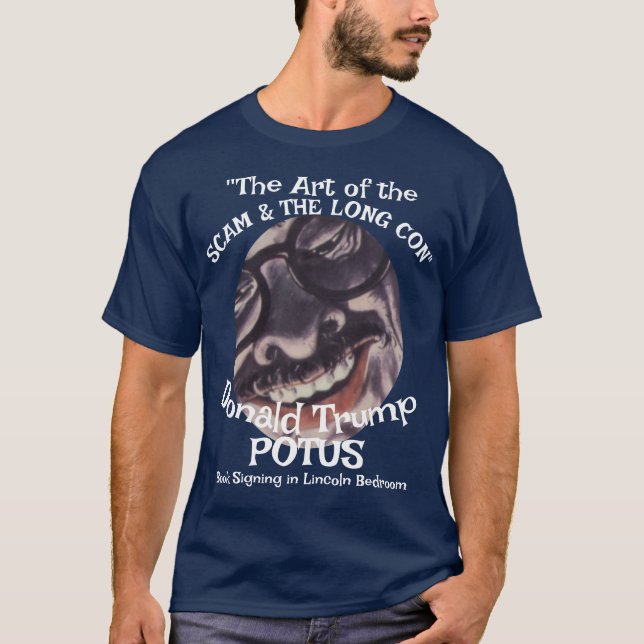 DHS FBI CBP RIKTIG POLITISK BLUFF Art Trump POTUS  T Shirt (Framsida)