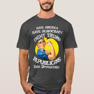 DHS FBI CBP TRUMP REPUBLIKANSKA PARTIET USA AMERIK T SHIRT