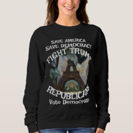 DHS FBI CBP Trump Sweatshirt Kvinnor 36 37 38 39 T Shirt