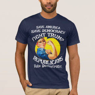DHS FBI CBP USA AMERIKA FLAG PATRIOTISK POLITISK T SHIRT