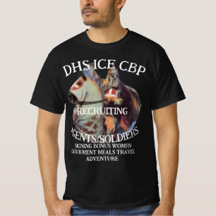 DHS ICE CBP Rekryteringsavdelning Homeland T Shirt