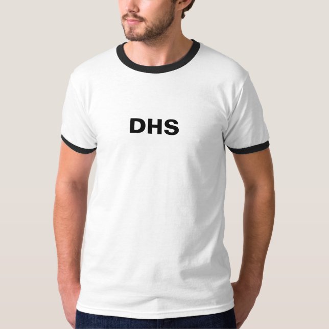 Dhs-klockan listar T-tröja Tee (Framsida)