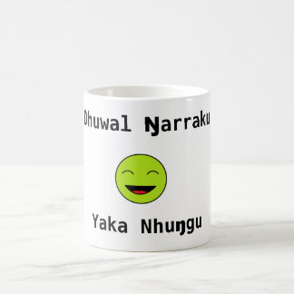 Dhuwal ŋarraku, yakanhuŋgu kaffemugg