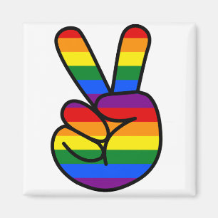 DI-INSAMLING - FREDSTECKENET RAINBOW MAGNET