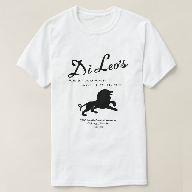 Di Leo Restaurant, Chicago, IL T Shirt (Design framsida)