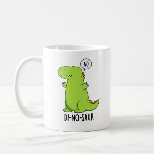 Di-no-saur Funny Dinosaur Puns Kaffemugg