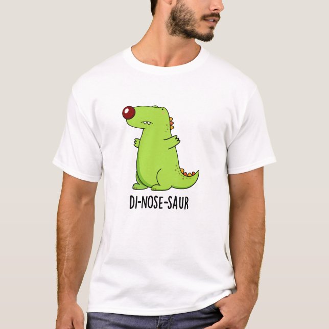 Di-nos-saur Funny Dinosaur Pun T Shirt (Framsida)