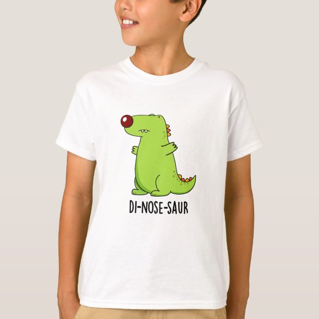 Di-nos-saur Funny Dinosaur Pun T Shirt (Framsida)