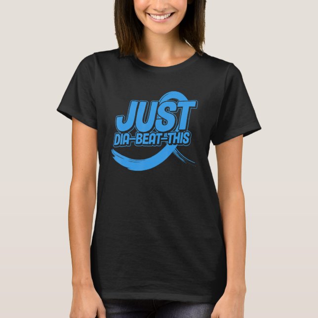 Dia Beat-Diabetes Awareness T Shirt (Framsida)