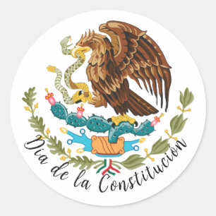 Día de la Qualición (Mexiko) Runt Klistermärke