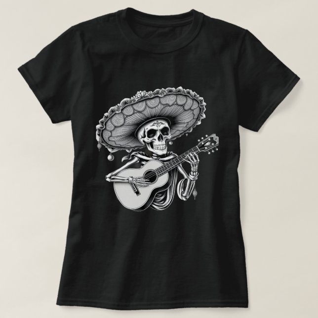 dia de los day muertos, mexican halloween t-shirt (Design framsida)