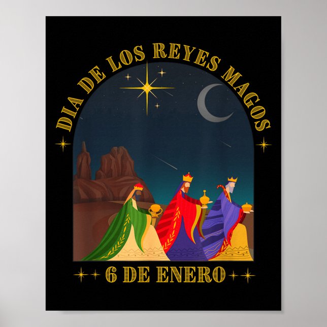 Dia De Los Es Magos 6 De Enero Ephany  Poster (Framsidan)