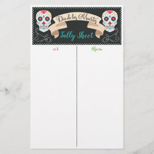 Dia De Los Muerto Bunco Game Tally Lakan