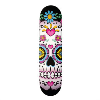 Dia de los Muerto Sugar Skateboard Bräda 19,5 Cm
