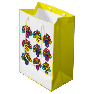 Dia De Los Muertos Blommig Dödskalle