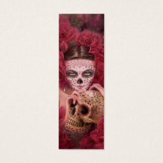 Dia de los Muertos Bookmark Litet Visitkort