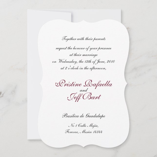 DIA DE LOS MUERTOS BRÖLLOP INBJUDNINGAR (Baksida)