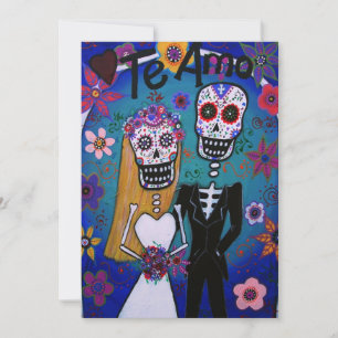 DIA DE LOS MUERTOS BRÖLLOP INBJUDNINGAR