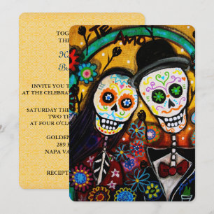 DIA DE LOS MUERTOS BRÖLLOP INBJUDNINGAR