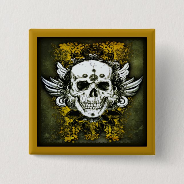 Dia de los muertos Button Knapp (Framsida)