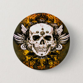 Dia de los muertos Button Knapp