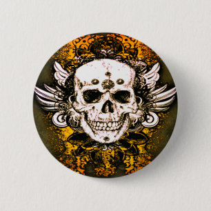 Dia de los muertos Button Knapp