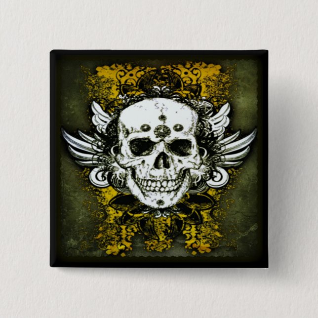 Dia de los muertos Button Knapp (Framsida)