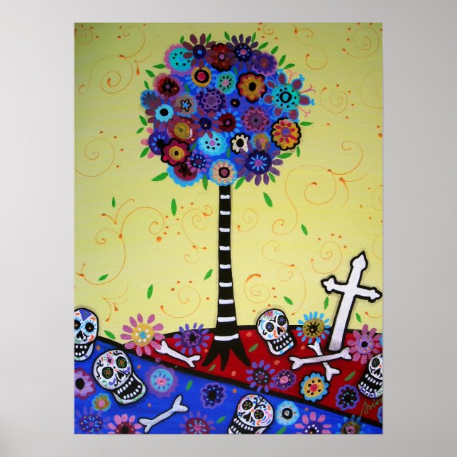 DIA DE LOS MUERTOS BY PRISARTS POSTER (Framsidan)