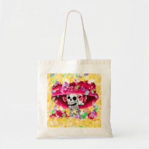 Dia De Los Muertos Calavera Sugar Skull i Red Tygkasse