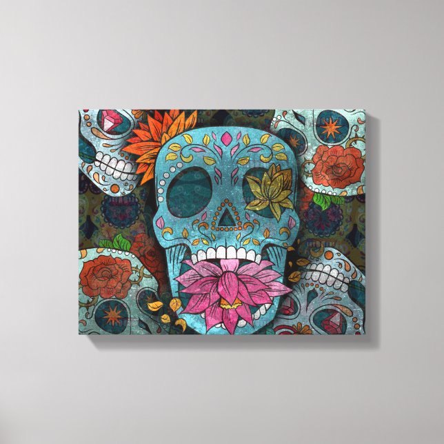Dia De Los Muertos Canvastryck (Framsida)