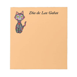 Dia de Los Muertos Cat Anteckningsblock