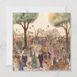"Dia de los Muertos", "Concerto de los Muertos" Inbjudningar