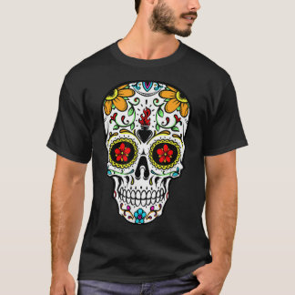 Dia de Los Muertos Costume Sugar Skull Shirt Manar T Shirt