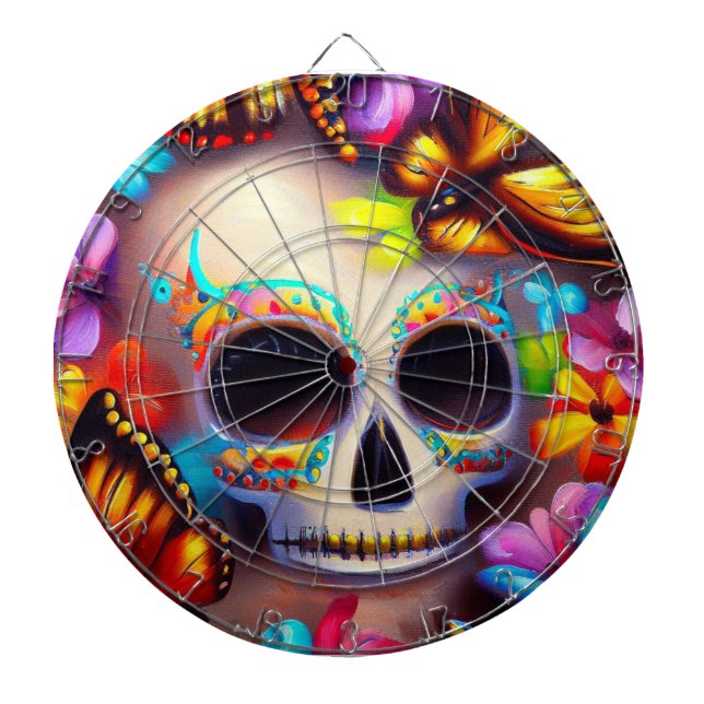 Día de los Muertos Darttavla (Framsidan)