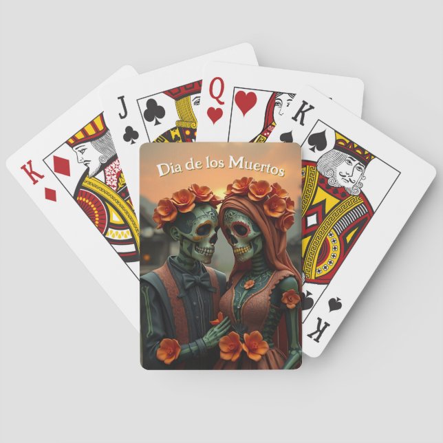 Dia de los Muertos Day of the dead Casinokort (Baksidan)