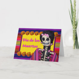 Dia de los Muertos Day of the dead Figurine Kort