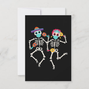 Dia De los Muertos Day of the dead Kort