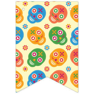 Dia de Los Muertos. Day of the dead. SockerDöskall Vimplar