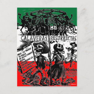 Dia de los Muertos (Day of the dead) Vykort