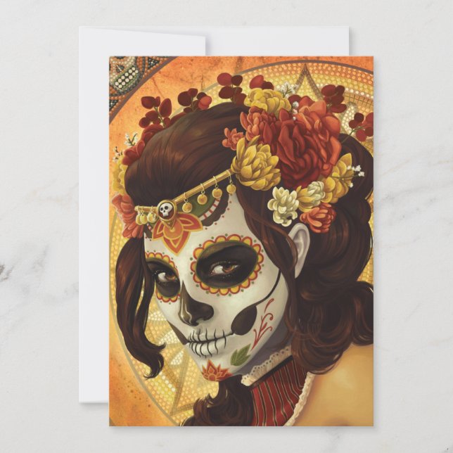 Dia De Los Muertos Dekorativ kudde (Framsida)