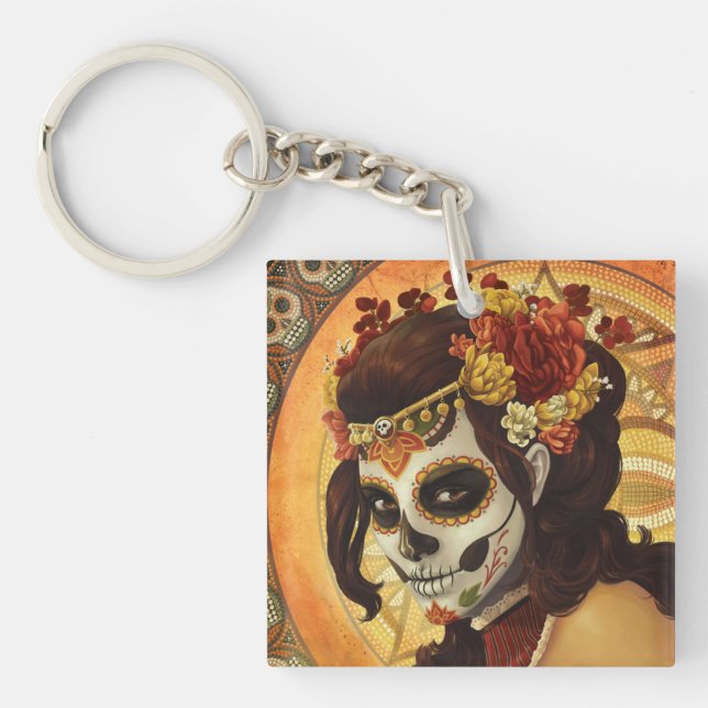Dia De Los Muertos Dekorativ kudde (Framsidan)