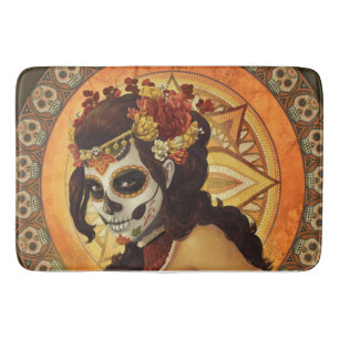 Dia de Los Muertos Dekorativ kudde Badrumsmatta