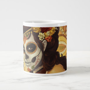 Dia De Los Muertos Dekorativ kudde Jumbo Mugg