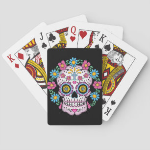 Dia de los Muertos Dödskalle Casinokort
